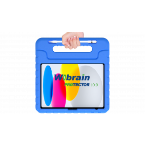 Wibrain iPad 10.9/1.0 Protector hoes, Blauw, 10e/11e gen