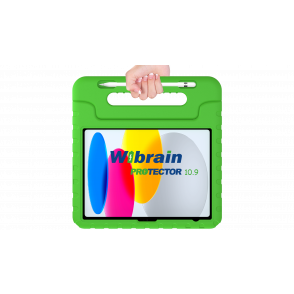 Wibrain iPad 10.9/11.0 Protector hoes, Groen, 10e/11e gen.